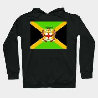 Jamaican coat of arms flag Hoodie